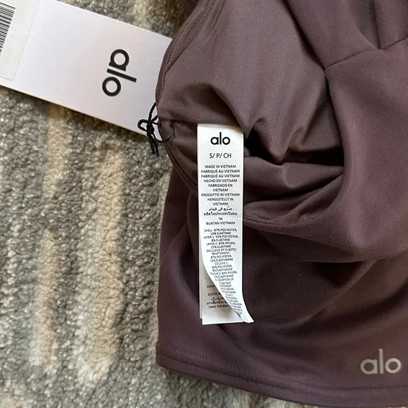 NWT ALO Yoga Airbrush Real Bra Tank- Size Small - Picture 6 of 6